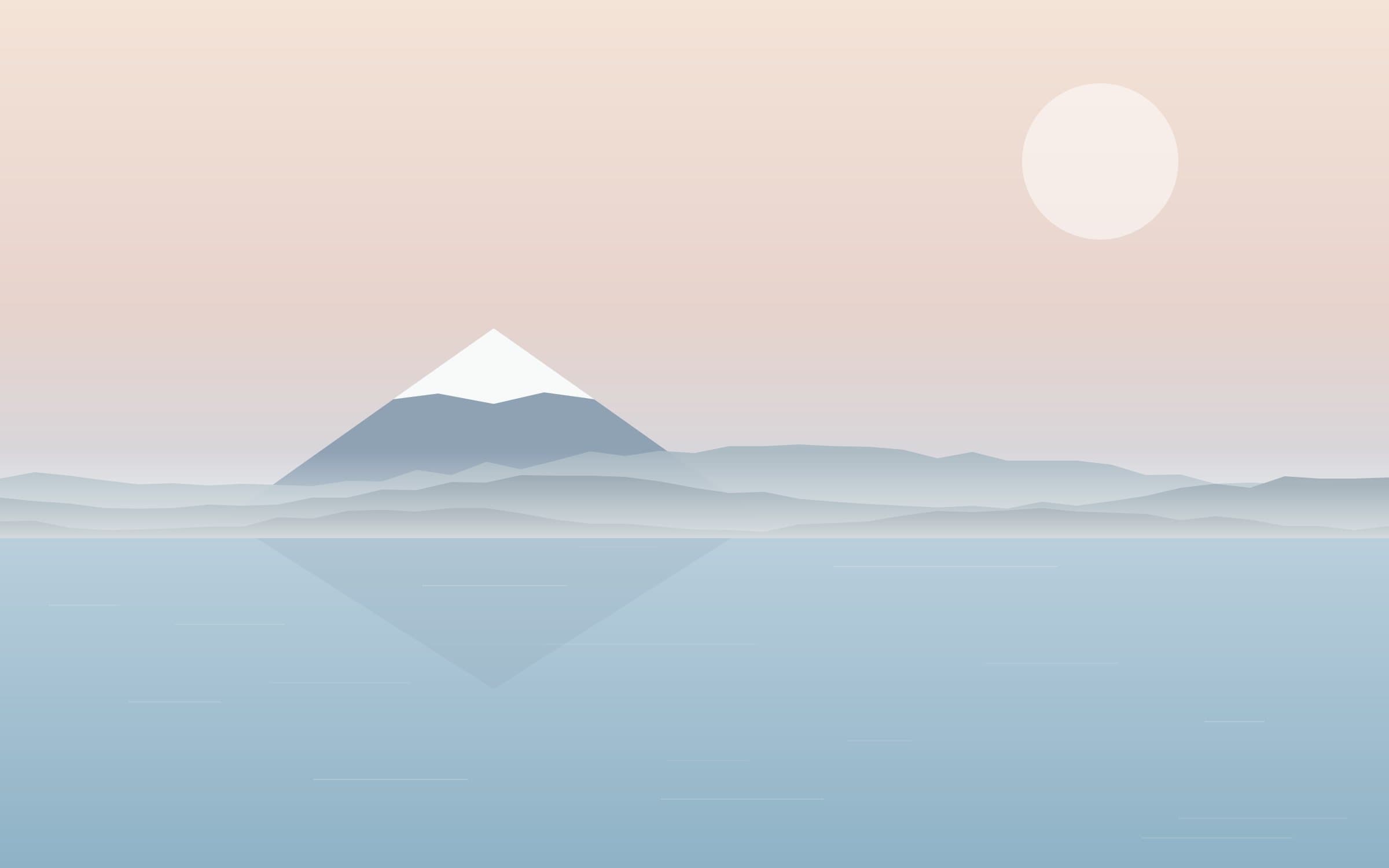 Amanecer sobre el lago Llanquihue con el volcán Osorno al fondo